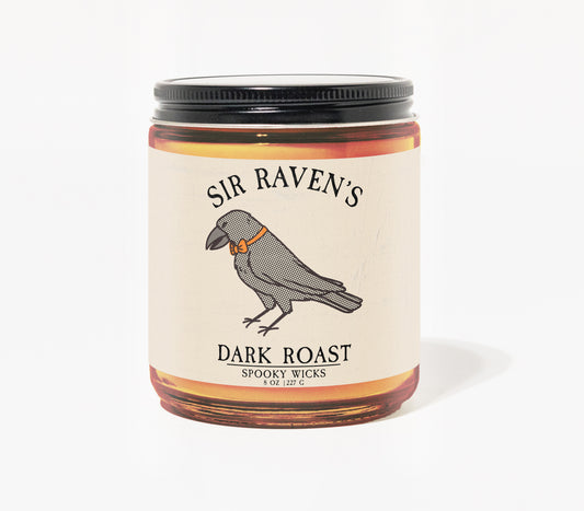 Sir Raven's Dark Roast Candle