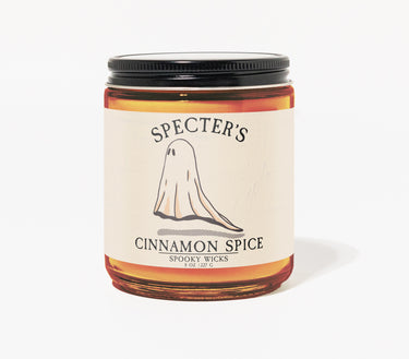 Specter's Cinnamon Spice Halloween Candle | Spooky Wicks