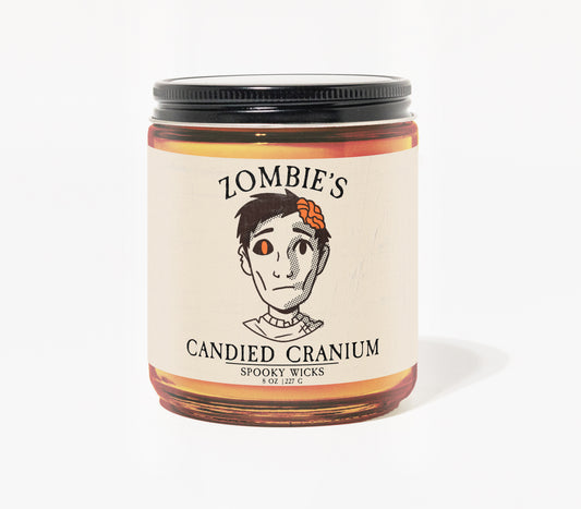 Zombie's Candied Cranium Candle